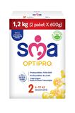 Sma Optıpro-2 (6-12 Ay) Bebek Sütü (2x600 G) x 6 Adet